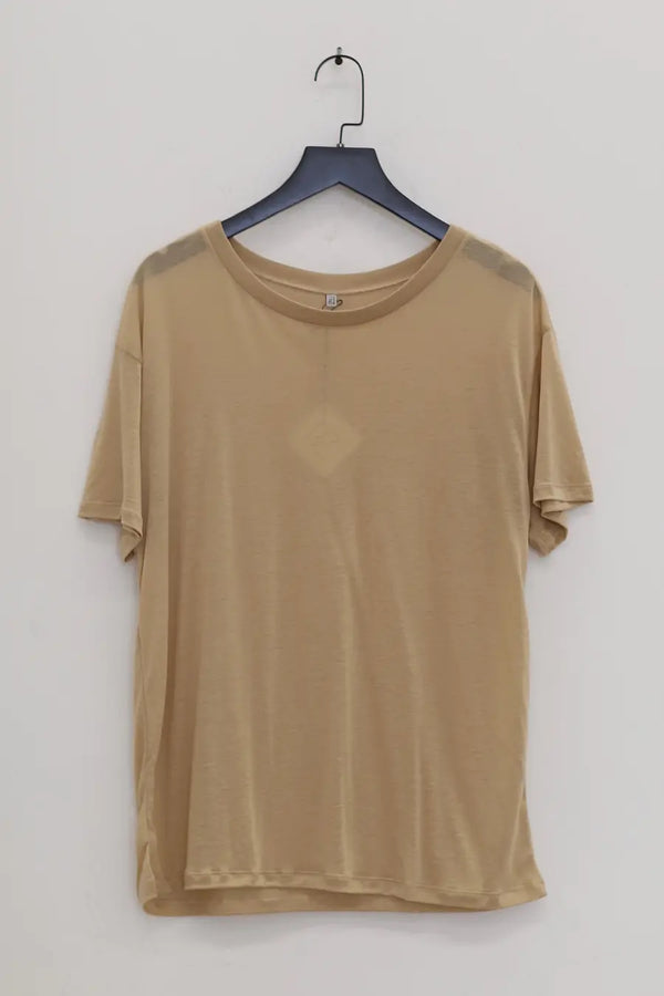 BASERANGE loose T-shirt TOLO-BL-000 cochlea
